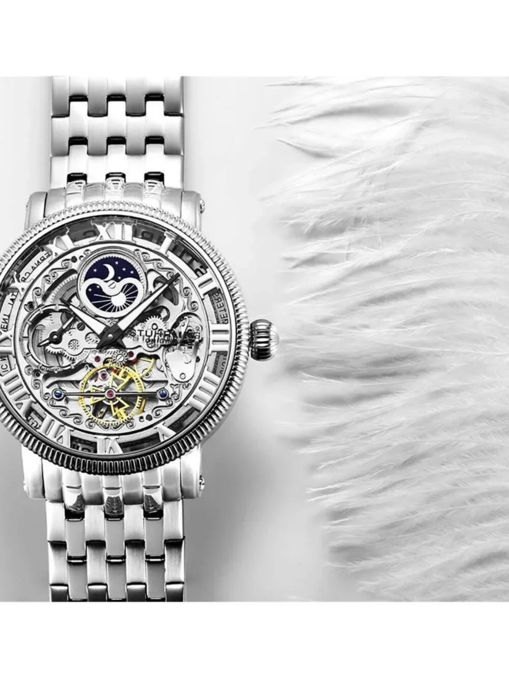 NWT Stuhrling Original Legacy Automatic Silver Dial Men's Watch